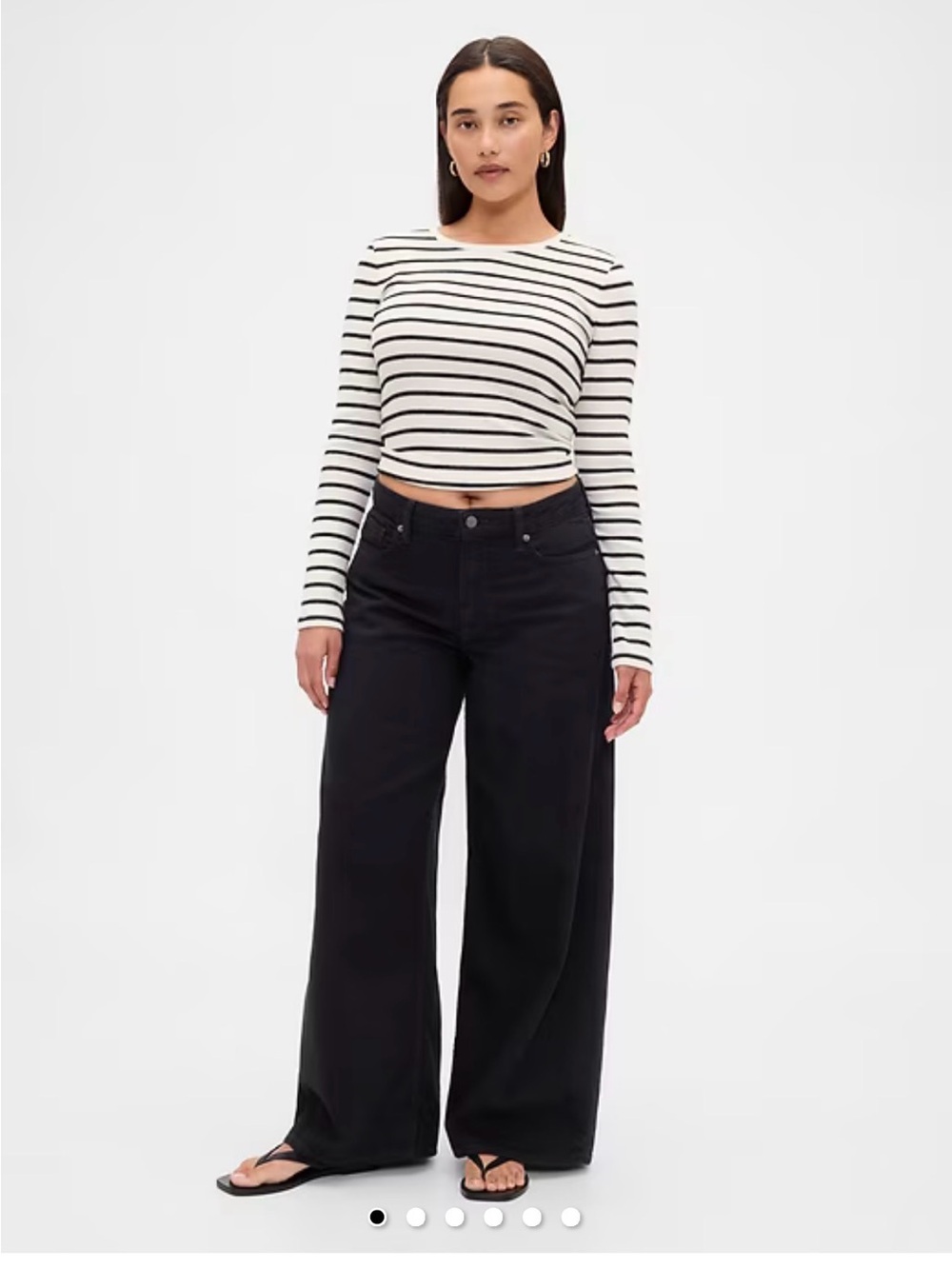 GAP Black Wide Leg Jeans